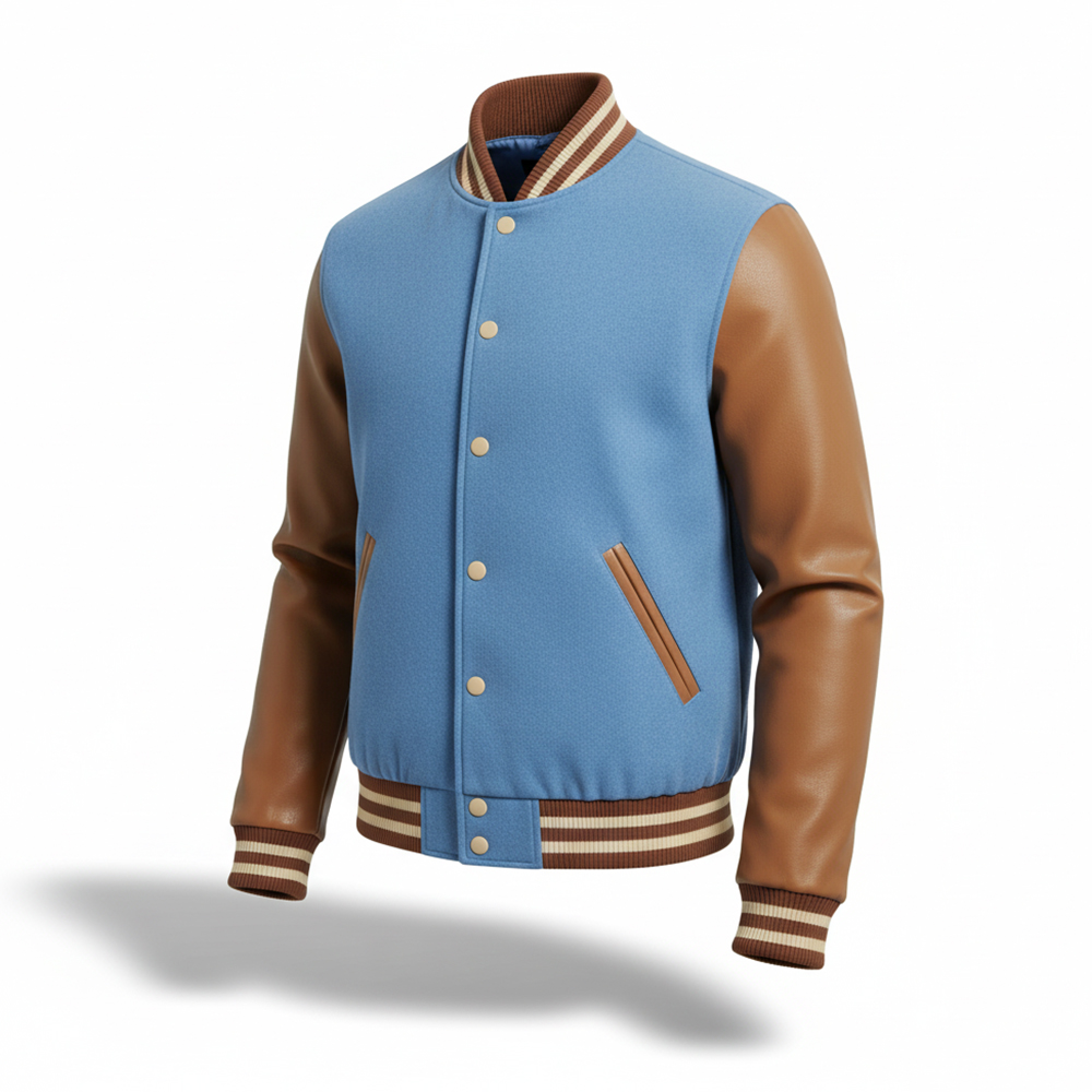 The Varsity Elite in Azure & Caramel